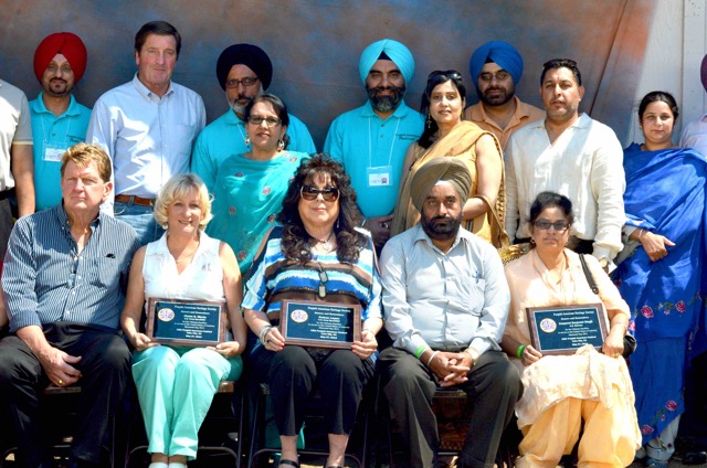 Honoring the Families Of Fallen Soldiers With Congressman Garamendi and Punjabi American Heritage Society Members, Yuba City, CA. Courtesy of the Kang Family.