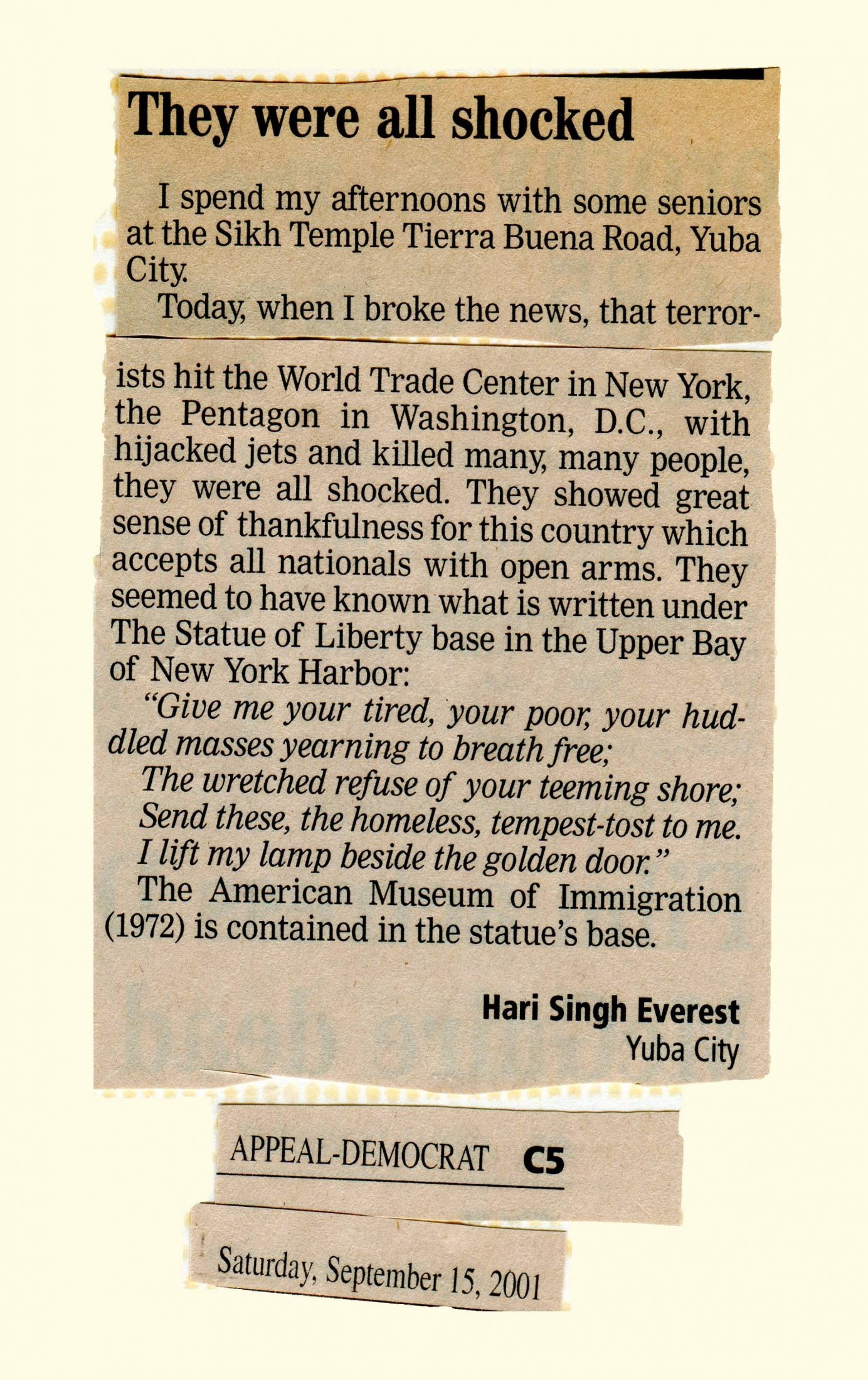 Sikh Responses to 9/11 & Terrorism