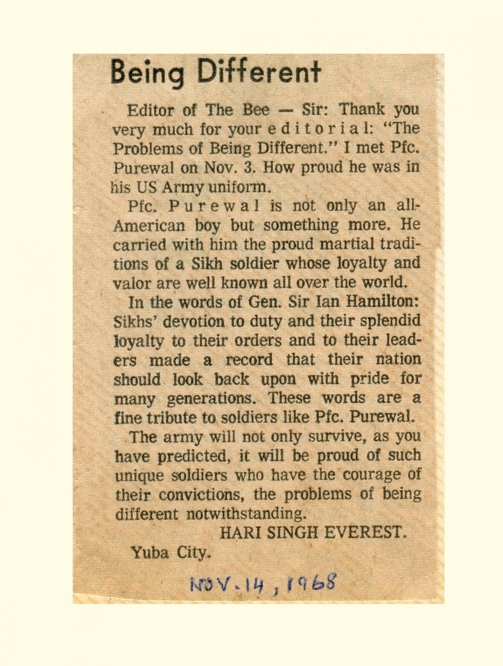 Similarities Between Sikh & American Values