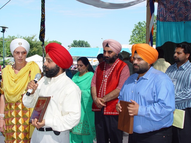 Rana Sodhi And Family Honored By the Punjabi American Heritage Society. The Sodhi Family Lost Two Members In Post 9/11 Hate Crimes. Courtesy of the Punjabi American Heritage Society.