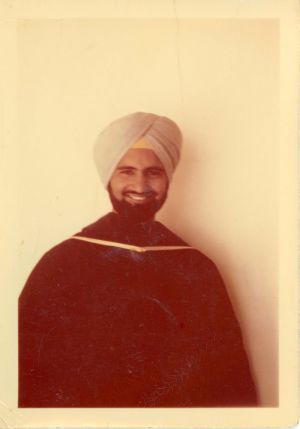 Gurdev Khush Graduation, Punjab Agricultural University, India, 1955.  Courtesy of the Khush Family.