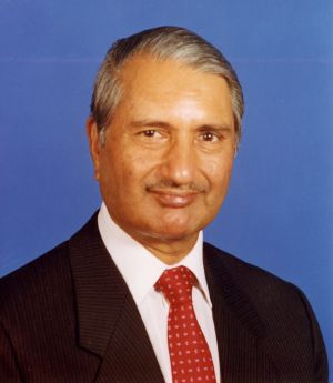 Dr. Gurdev Khush Portrait, c 2000.  Courtesy of the Khush Family.