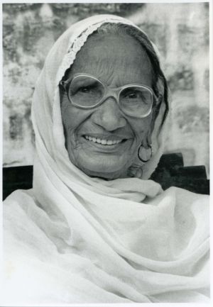 Gurdev Khush's Mother.  Courtesy of the Khush Family.