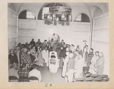 Funeral Picture, Marysville, CA, Circa Late 1940s