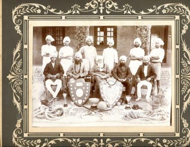 Khazan Singh Johl, High School, Punjab, India.  Courtesy of the Johl Family.