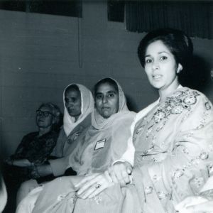 Sham Kaur, Amar Kaur, Harbans Sekhon, December 3, 1972.  Courtesy of Mrs Harbans Sekhon.