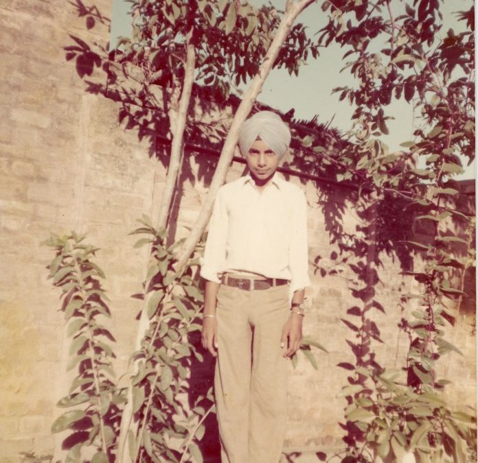 JSK Standing by a Tree, Punjab 1975