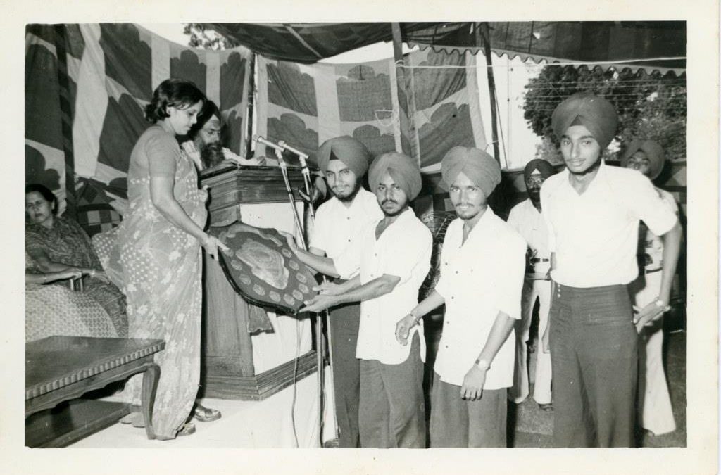006 JSK Group—Receiving Award Red Cross Office, Patiala, Punjab, 10-1-1978