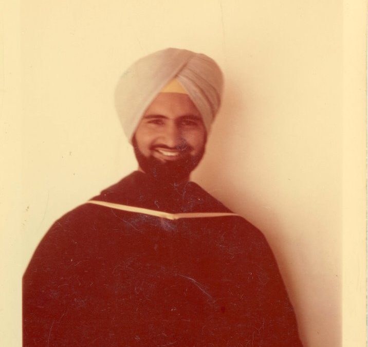 Gurdev Khush Graduation, Punjab Agricultural University, India, 1955