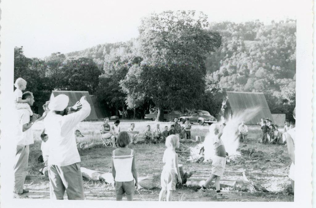 California Bonfire, August 1958