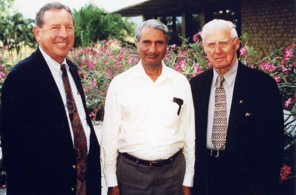 Director General, Gurdev Khush, Norman Borlaug