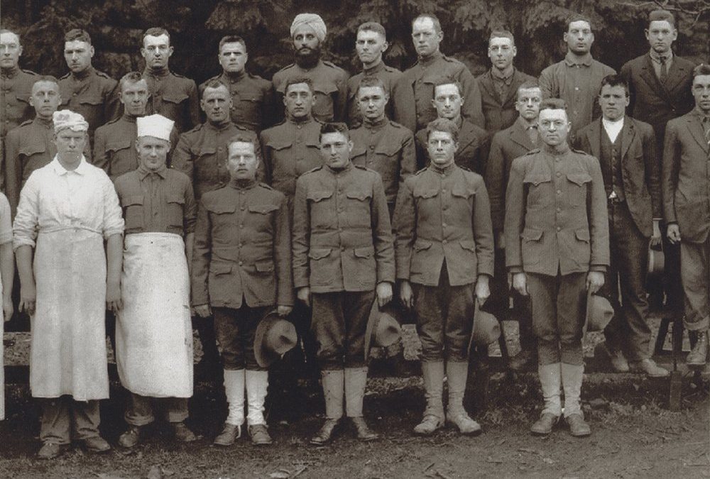 1917 18 Bhagat_Singh_Thind_at_Camp_Lewis