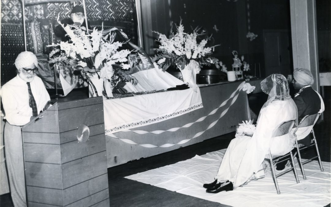 DS Bains Wedding with Holy Book