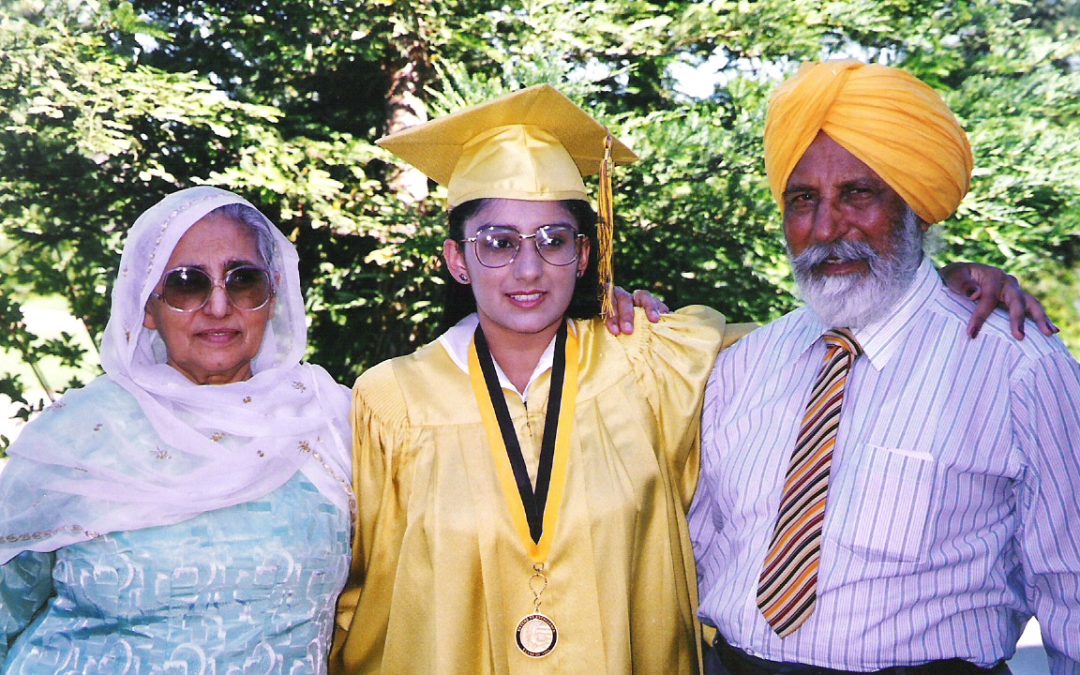 Hari Singh Everest and Amar with Daughter at Graduation